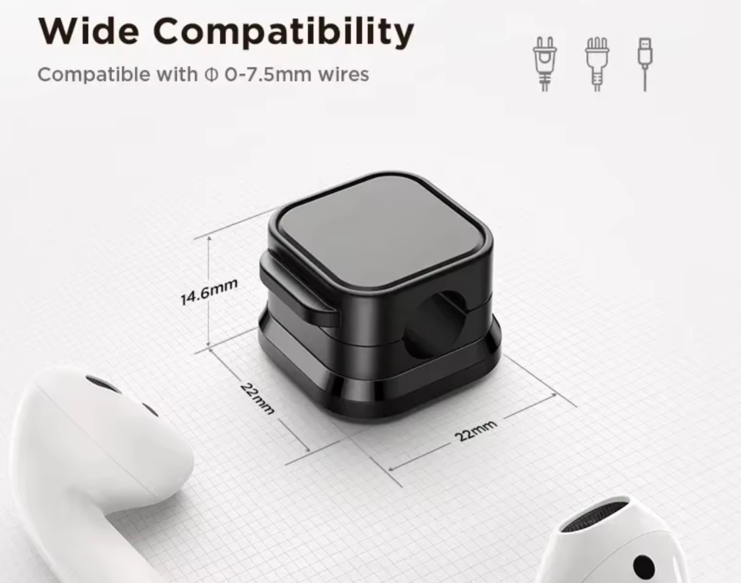 Ferma-cavi magnetico in sconto a solo 1,30 € - macitynet.it