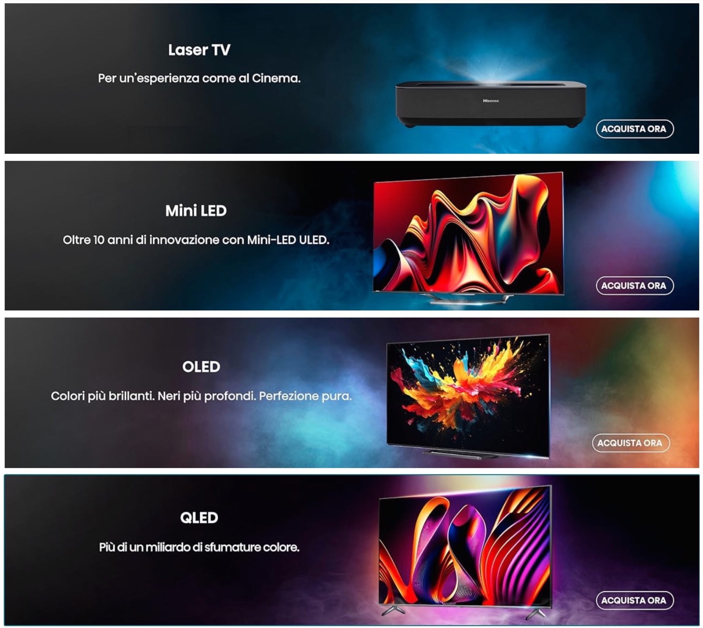 Le migliori TV Hisense in sconto su Amazon - macitynet.it