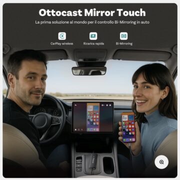 Ottocast Mirror Touch porta il mirroring iPhone e Android in auto - macitynet.it