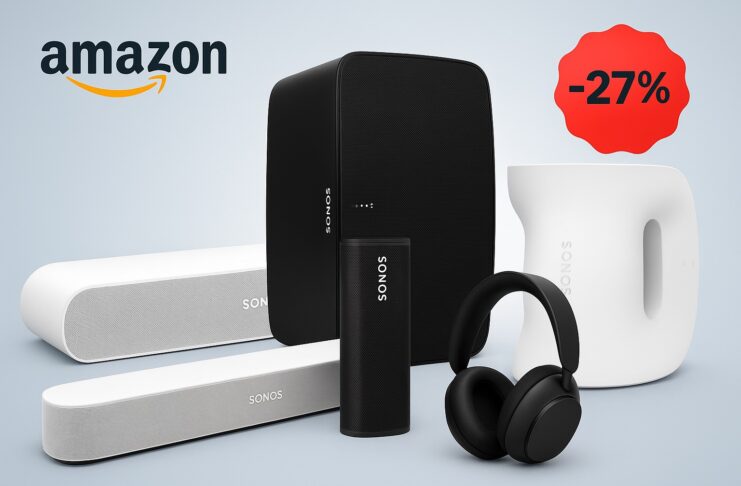 Offerte Sonos su Amazon, sconti fino al 27% - macitynet.it