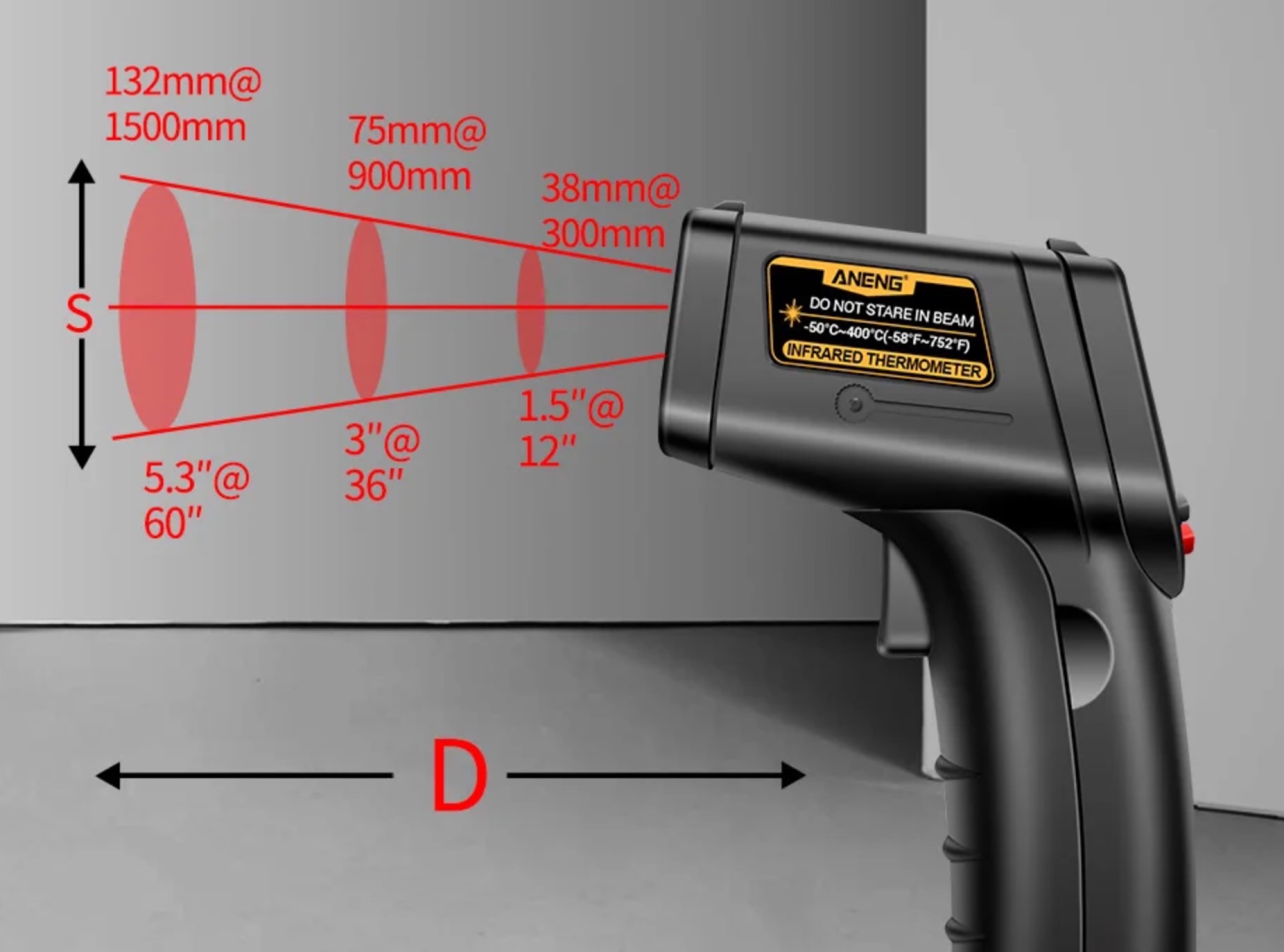 ANENG TH201, termometro a infrarossi portatile a soli 5 € - macitynet.it