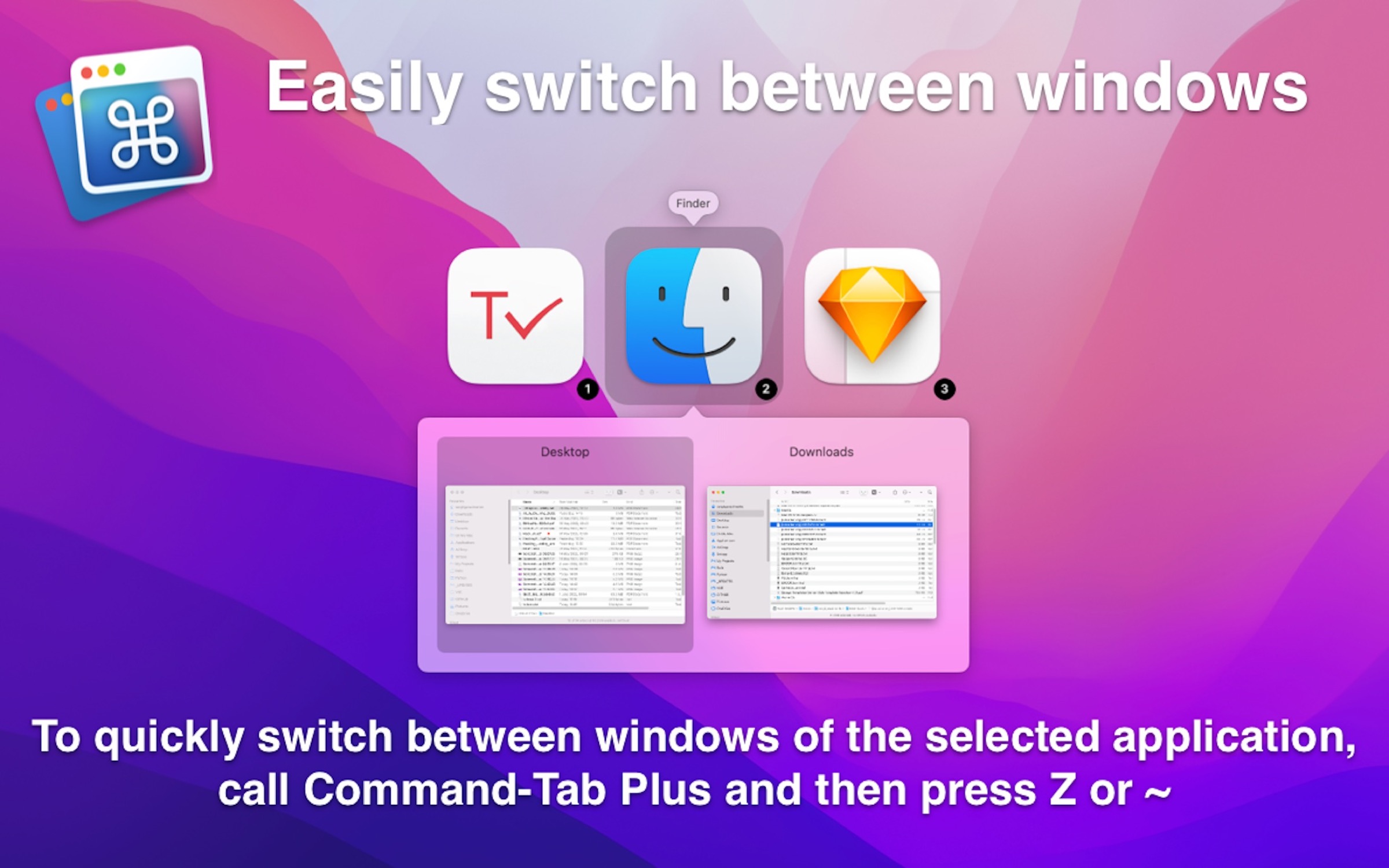 Organizzate al meglio finestre e spazi su Mac con Command-Tab Plus 2 a 3,50 $ - macitynet.it