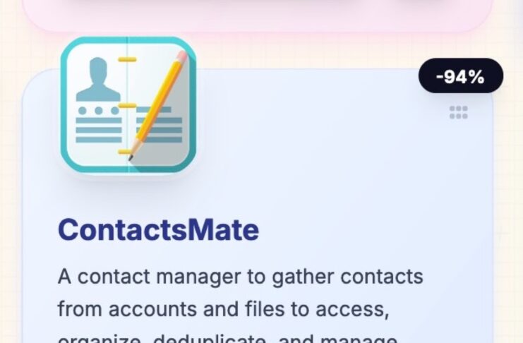 Sincronizzazione automatica e gestione completa dei contatti con ContactsMate a 3 $ - macitynet.it