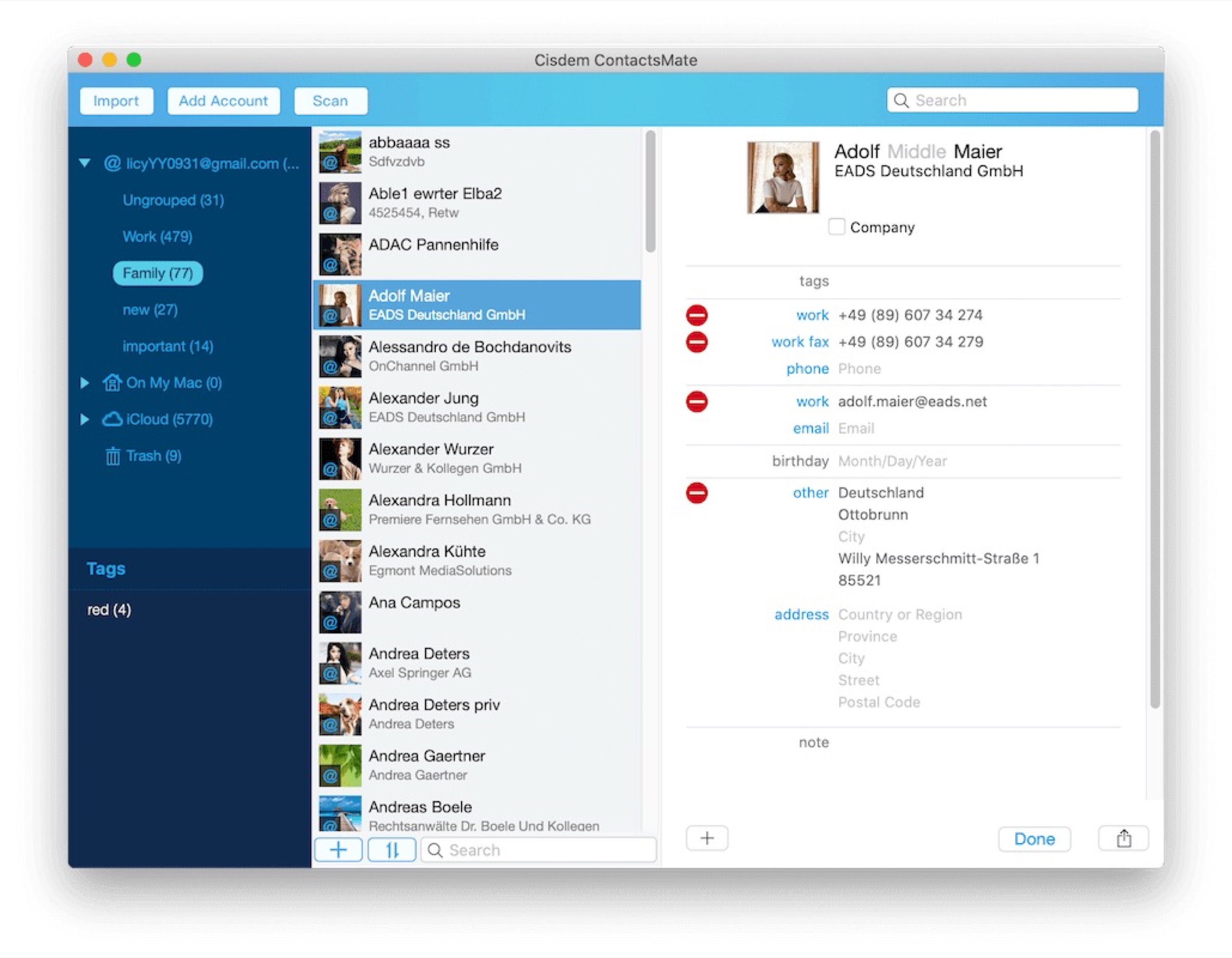 Sincronizzazione automatica e gestione completa dei contatti con ContactsMate a 3 $ - macitynet.it Sincronizzazione automatica e gestione completa dei contatti con ContactsMate a 3 $ - macitynet.it