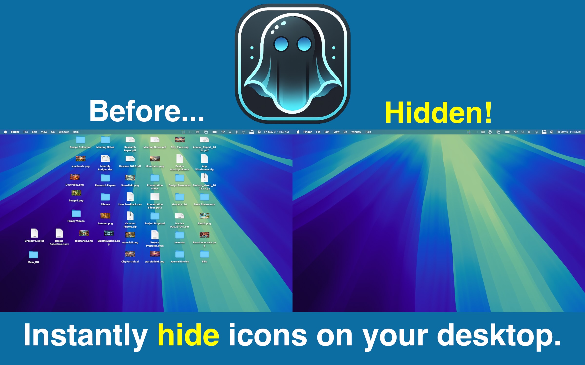 Solo 1 $ per Desktop Ghost Pro, l'app che fa ordine sulla scrivania del Mac in un click - macitynet.it