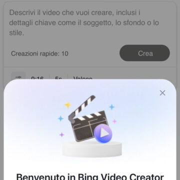 Microsoft Bing Video Creator genera video gratis dalle tue parole - macitynet.it