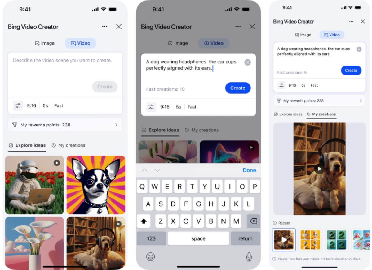 Microsoft Bing Video Creator genera video gratis dalle tue parole - macitynet.it