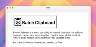 Copia-incolla, su Mac potete farlo in sequenza con Batch Clipboard - macitynet.it