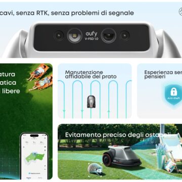 Eufy E18, robot tagliaerba senza cavi perimetrali e RTK - macitynet.it