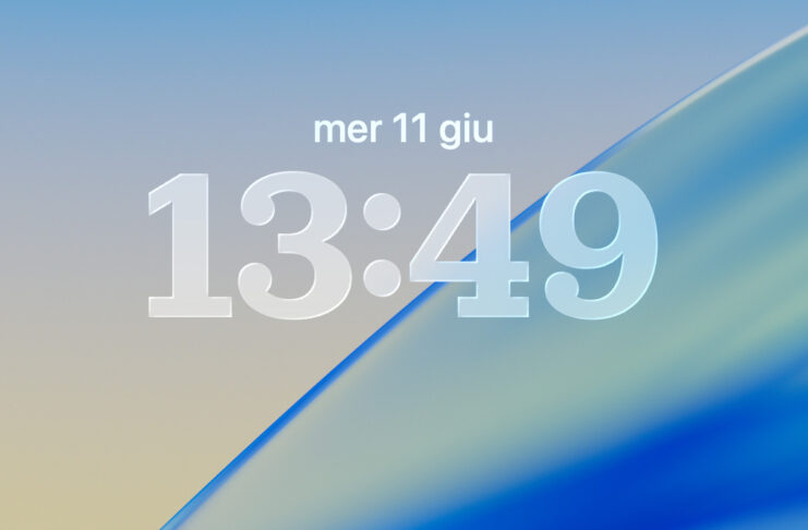 macOS Tahoe, personalizzare l'orologio nella schermata di blocco - macitynet.it
