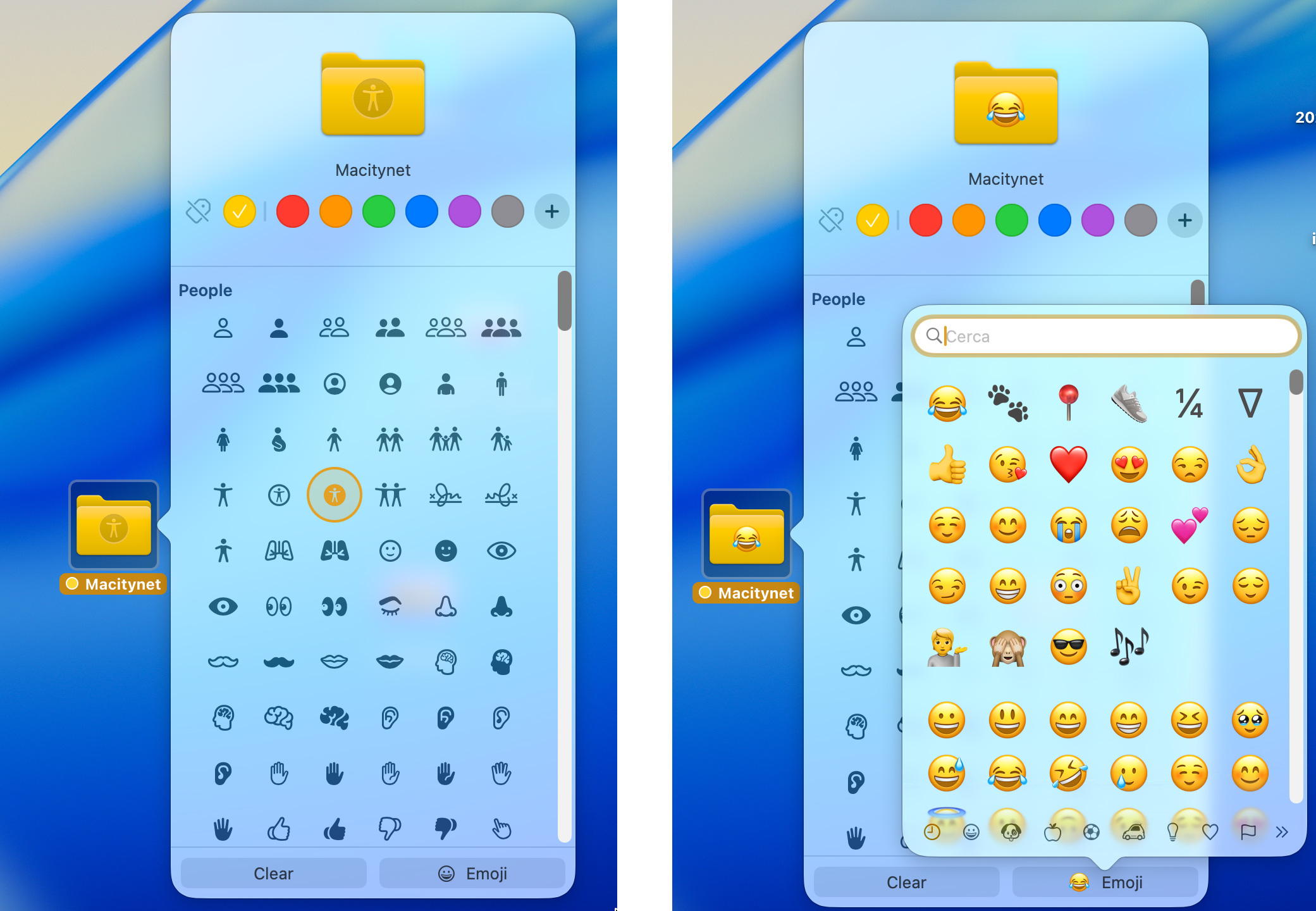 macOS Tahoe, come personalizzare le cartelle - macitynet.it macOS Tahoe, come personalizzare le cartelle - macitynet.it