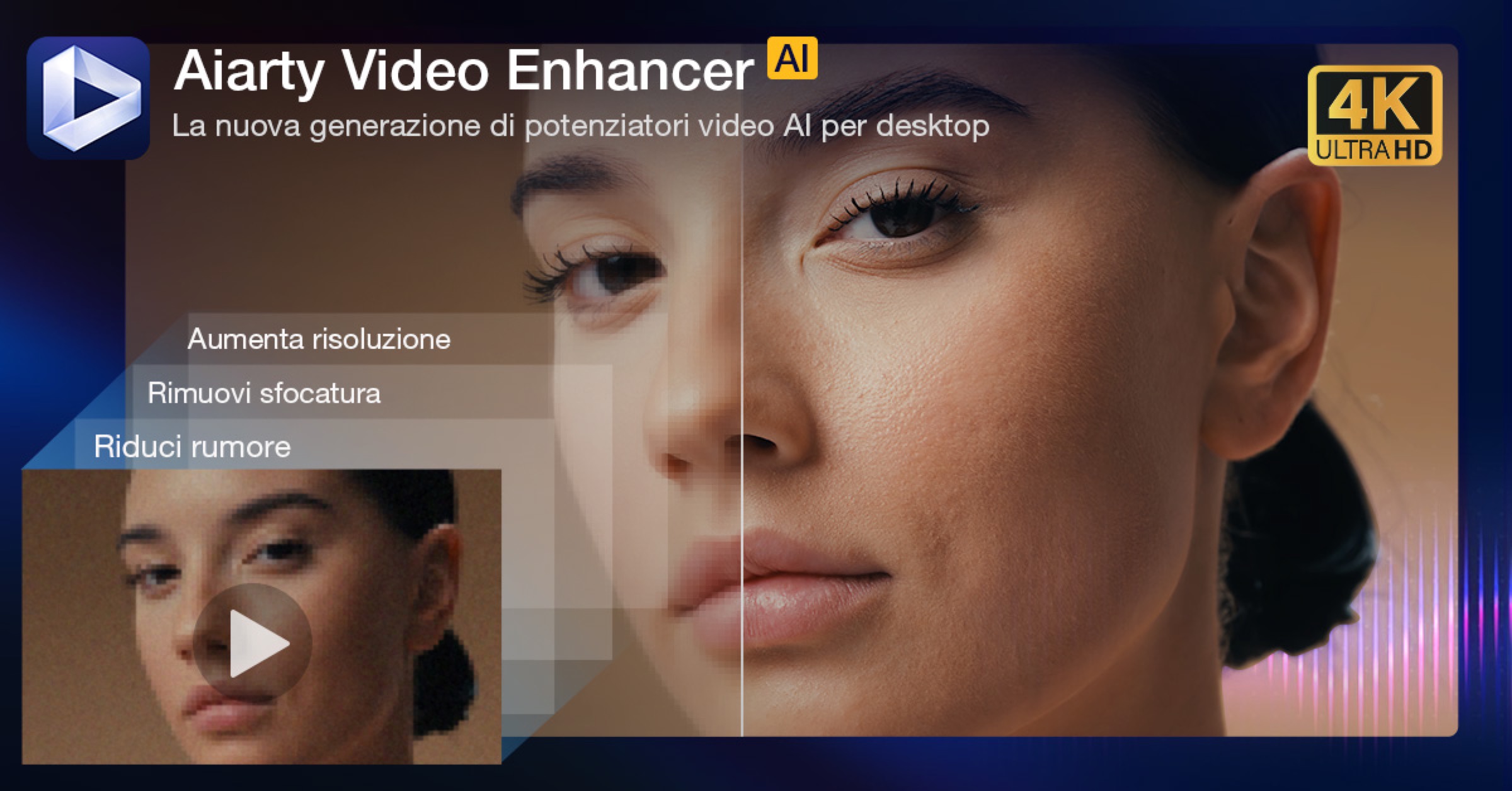 Gratis Aiarty Video Enhancer, il software per migliorare i video con l'AI - macitynet.it