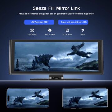 Avylet Carplay Wireless, lo schermo per Carplay e Android Auto a meno di 100 € - macitynet.it