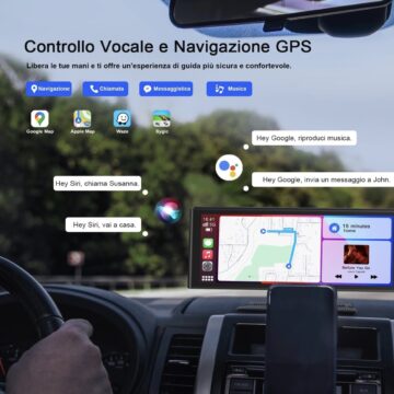 Avylet Carplay Wireless, lo schermo per Carplay e Android Auto a meno di 100 € - macitynet.it