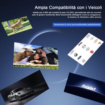 Avylet Carplay Wireless, lo schermo per Carplay e Android Auto a meno di 100 € - macitynet.it