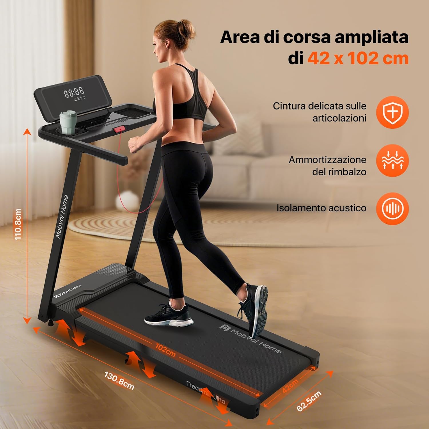 Il Mobvoi Home Tapis Roulant Ultra, perfetto per casa e ufficio solo 202,99 € - macitynet.it Il Mobvoi Home Tapis Roulant Ultra, perfetto per casa e ufficio solo 202,99 € - macitynet.it