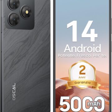 OSCAL FLAT 2C, smartphone con 6 GB di RAM e 2 TB di spazio ora in super offerta a soli 74,99 € - macitynet.it