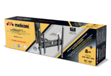 TV appesa su parete di cartongesso con il supporto Meliconi Extra 200-400 - macitynet.it