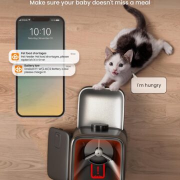 OneIsAll distribuisce cibo ai gatti per 100 giorni e senza fili - macitynet.it