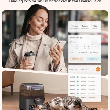 OneIsAll distribuisce cibo ai gatti per 100 giorni e senza fili - macitynet.it