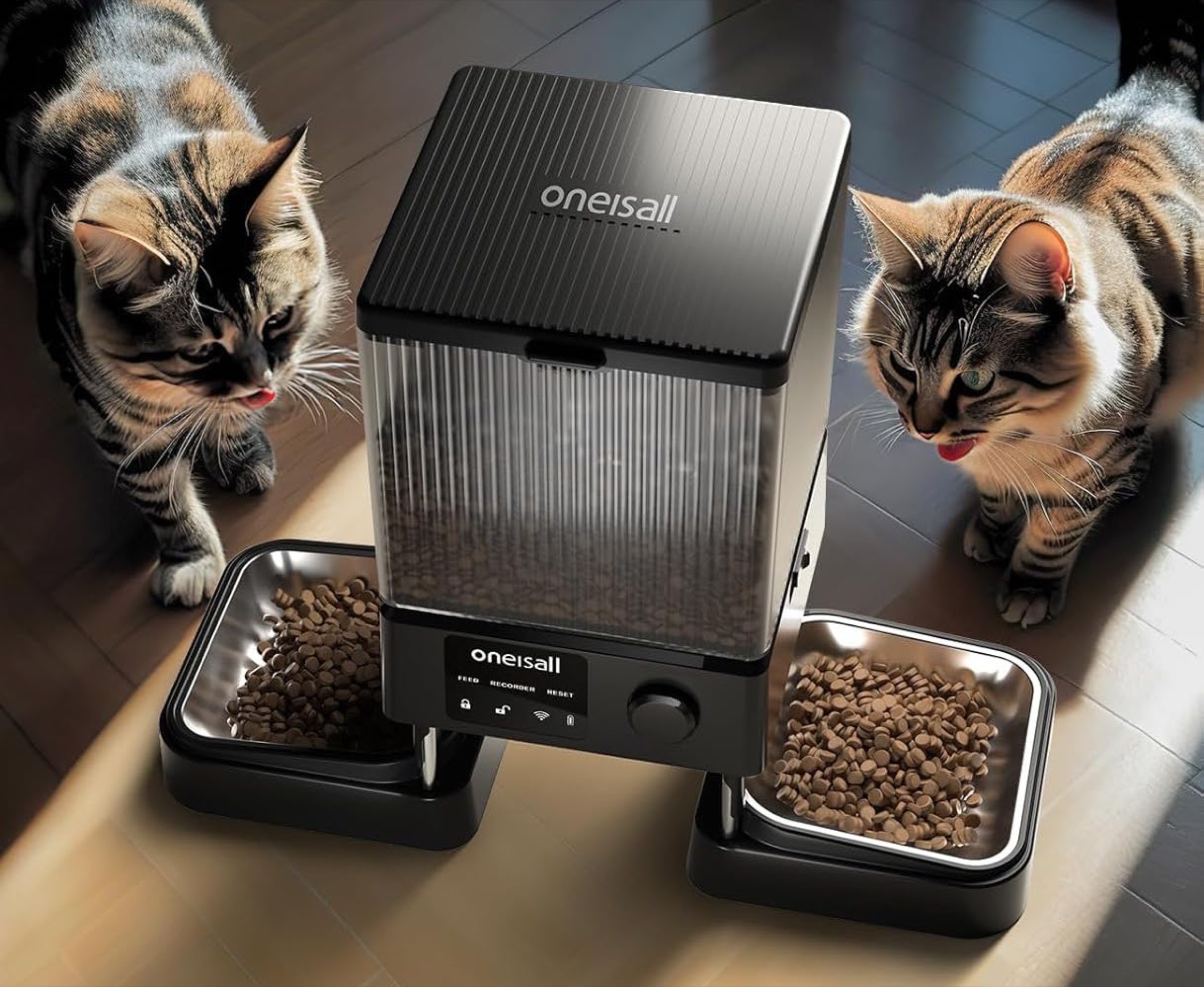 OneIsAll distribuisce cibo ai gatti per 100 giorni e senza fili - macitynet.it