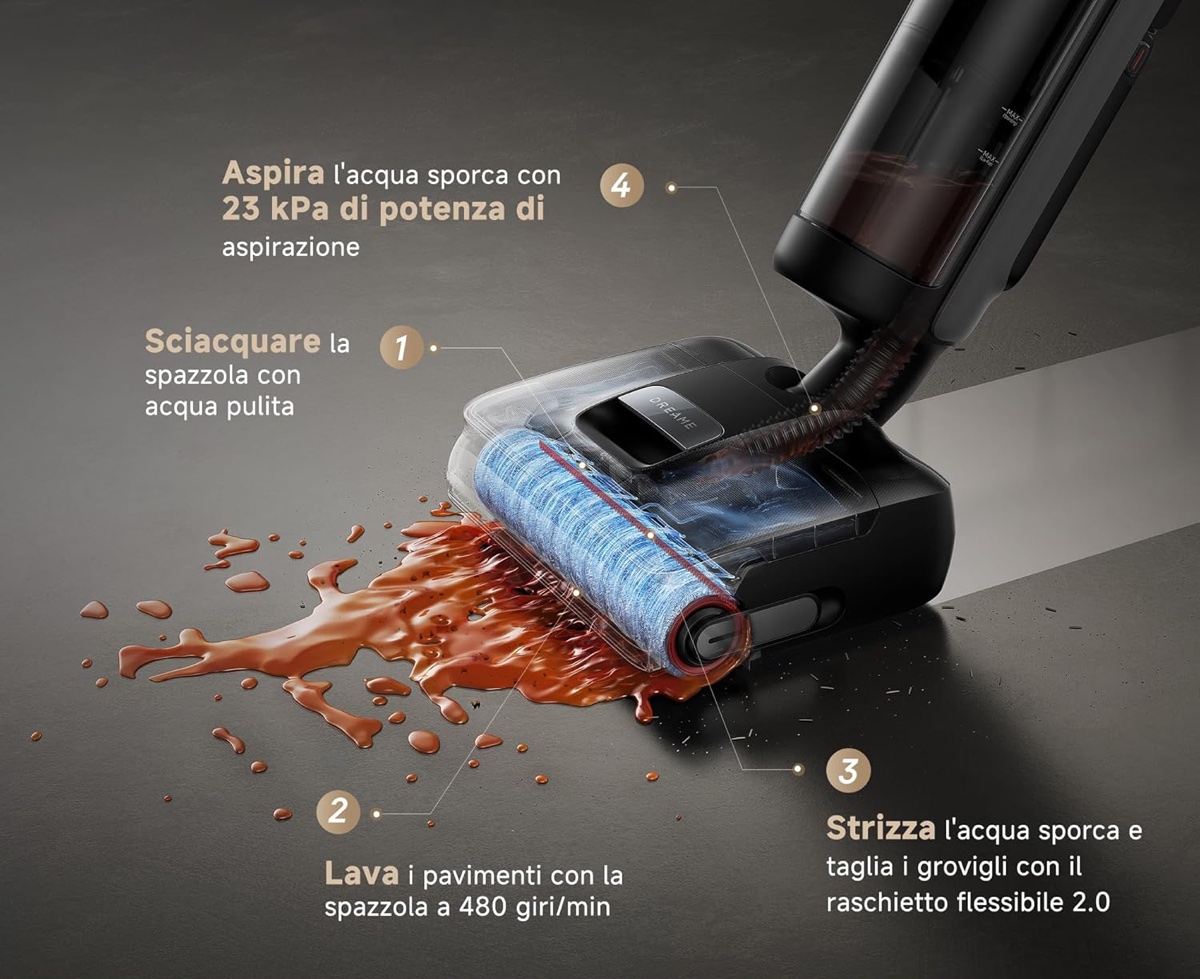 Dreame H15 Mix è la centrale di pulizia 7 in 1 per ogni tipo di sporco e superficie - macitynet.it