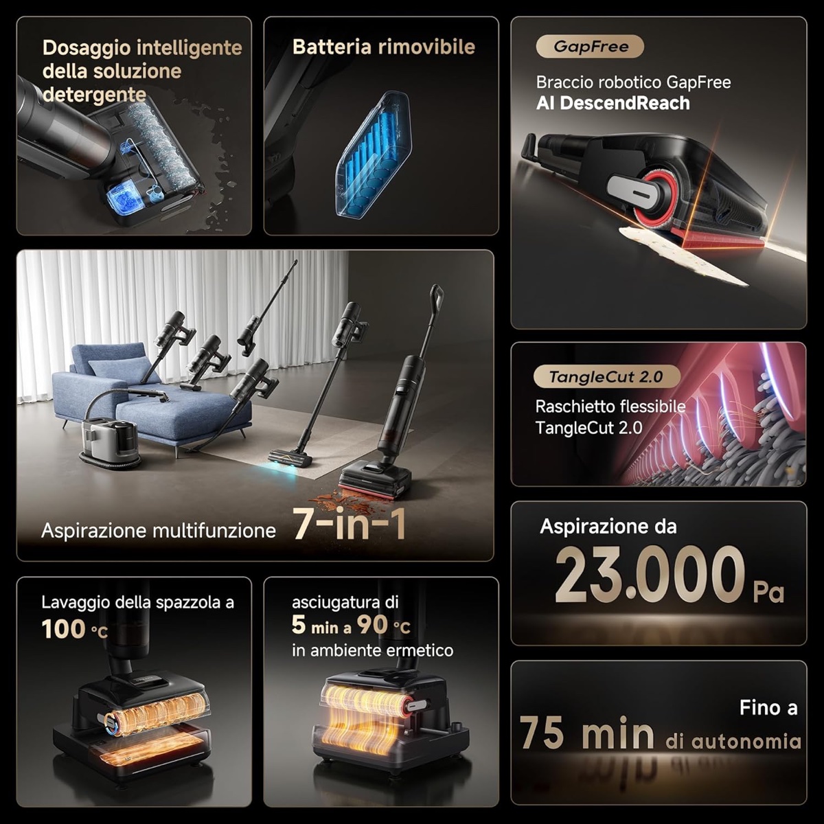 Dreame H15 Mix è la centrale di pulizia 7 in 1 per ogni tipo di sporco e superficie - macitynet.it