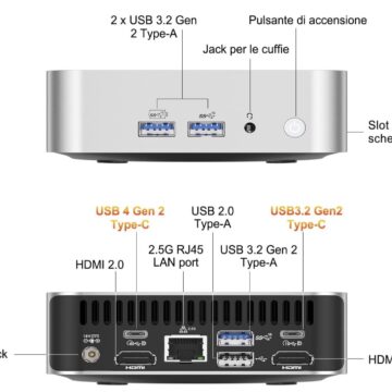 Recensione Geekom A6 Mini PC con AMD Ryzen 6800H, piccolo ma potente e versatile - macitynet.it
