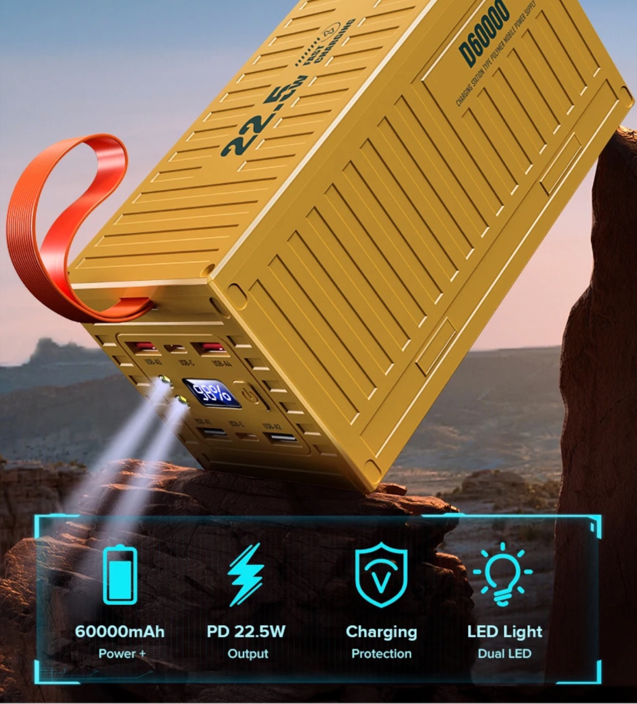 Super powerbank da 60.000 mAh a soli 49 € - macitynet.it