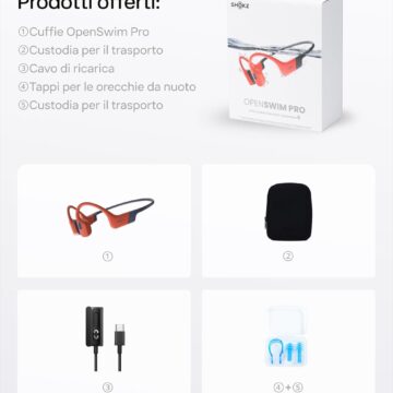 Shokz OpenSwim Pro, le cuffie per allenarsi anche in mare - macitynet.it