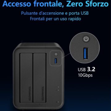 TerraMaster F2-425 è il NAS domestico con dischi montabili senza formattazione - macitynet.it