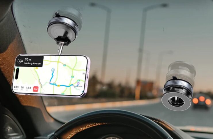 Supporto magnetico con aggancio a ventosa in sconto a 22 € - macitynet.it