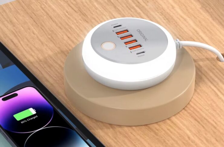 Caricatore multiporta da scrivania con 50 Watt di potenza a solo 1 € - macitynet.it