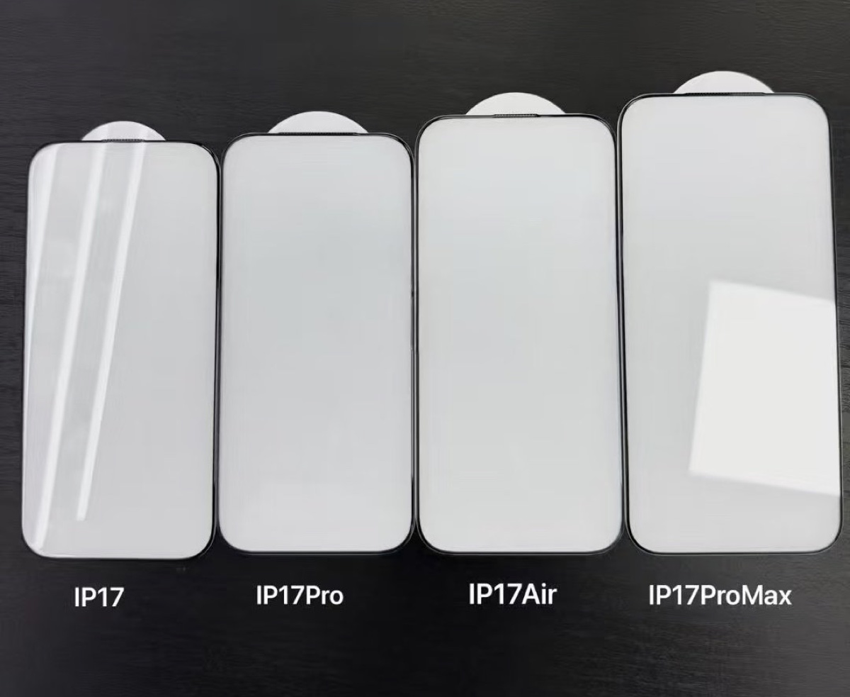 Gli schermi degli iPhone 17 ed Air a confronto grazie alle pellicole protettive - macitynet.it Gli schermi degli iPhone 17 ed Air a confronto grazie alle pellicole protettive - macitynet.it