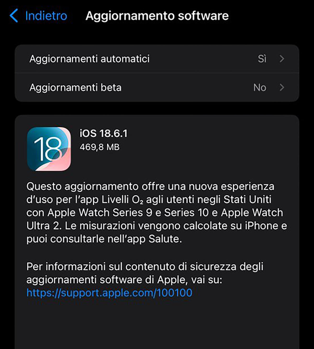 Disponibili aggiornamenti a iOS 18.6.1 e watchOS 11.6.1 - macitynet.it Disponibili aggiornamenti a iOS 18.6.1 e watchOS 11.6.1 - macitynet.it