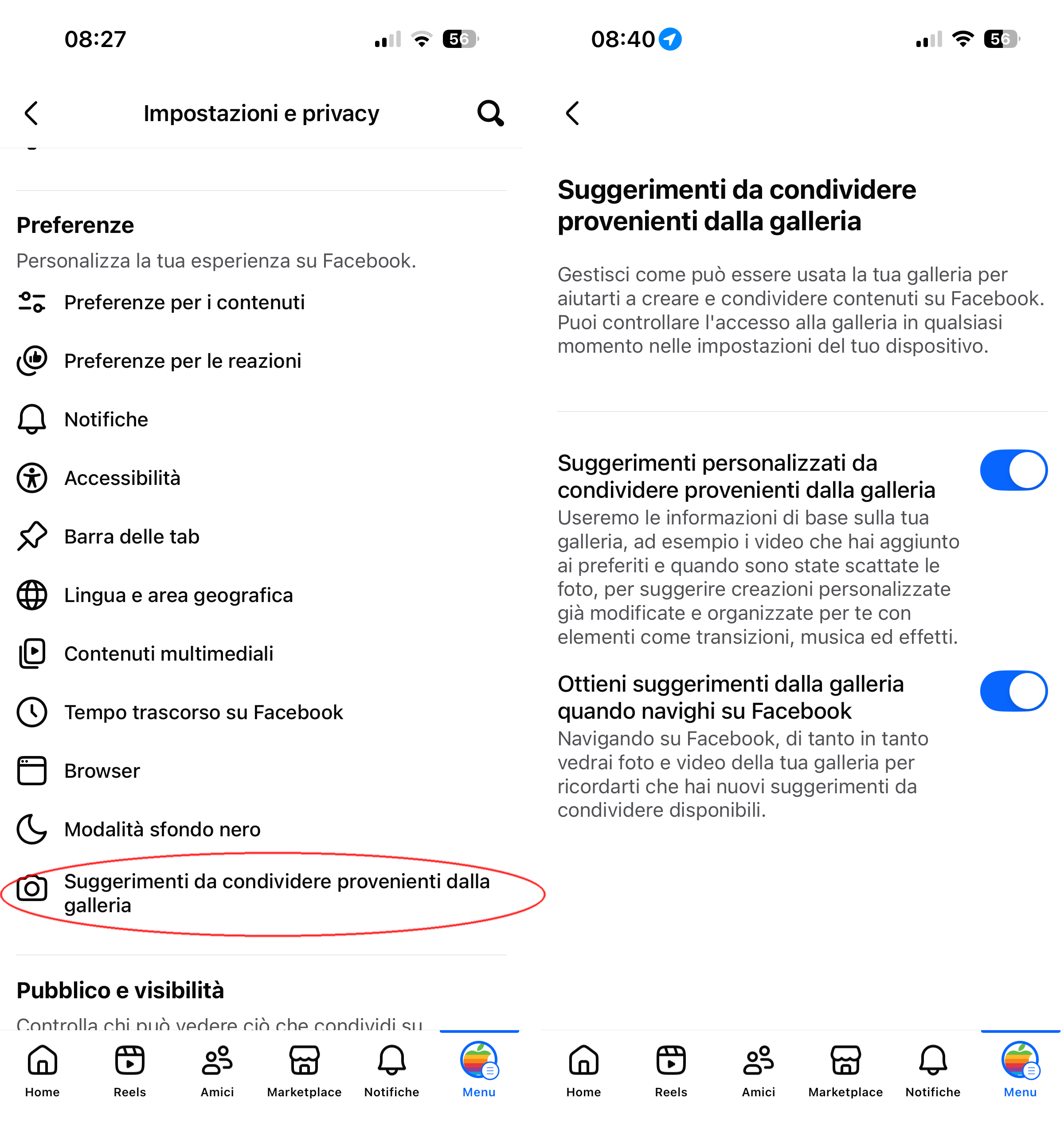 Meta scansiona segretamente la galleria fotografica del telefono, come disattivare la funzione - macitynet.it Meta scansiona segretamente la galleria fotografica del telefono, come disattivare la funzione - macitynet.it