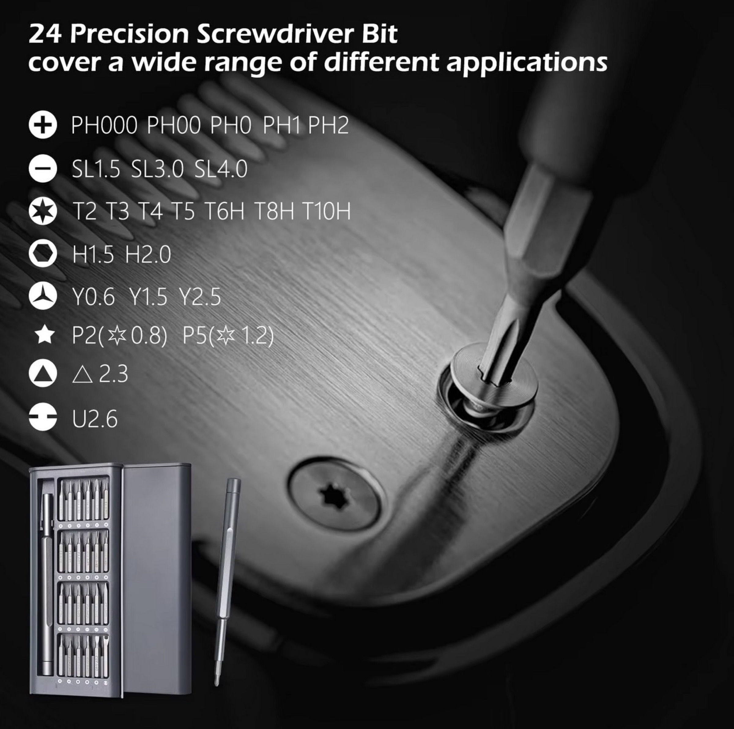 Imperdibile set di cacciaviti tutto in metallo con 24 punte incluse a solo 1 € - macitynet.it