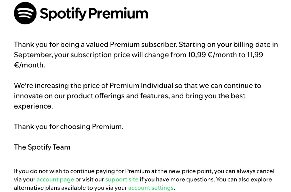 I risultati Spotify deludono, i prezzi dell’abbonamento salgono - macitynet.it I risultati Spotify deludono, i prezzi dell’abbonamento salgono - macitynet.it