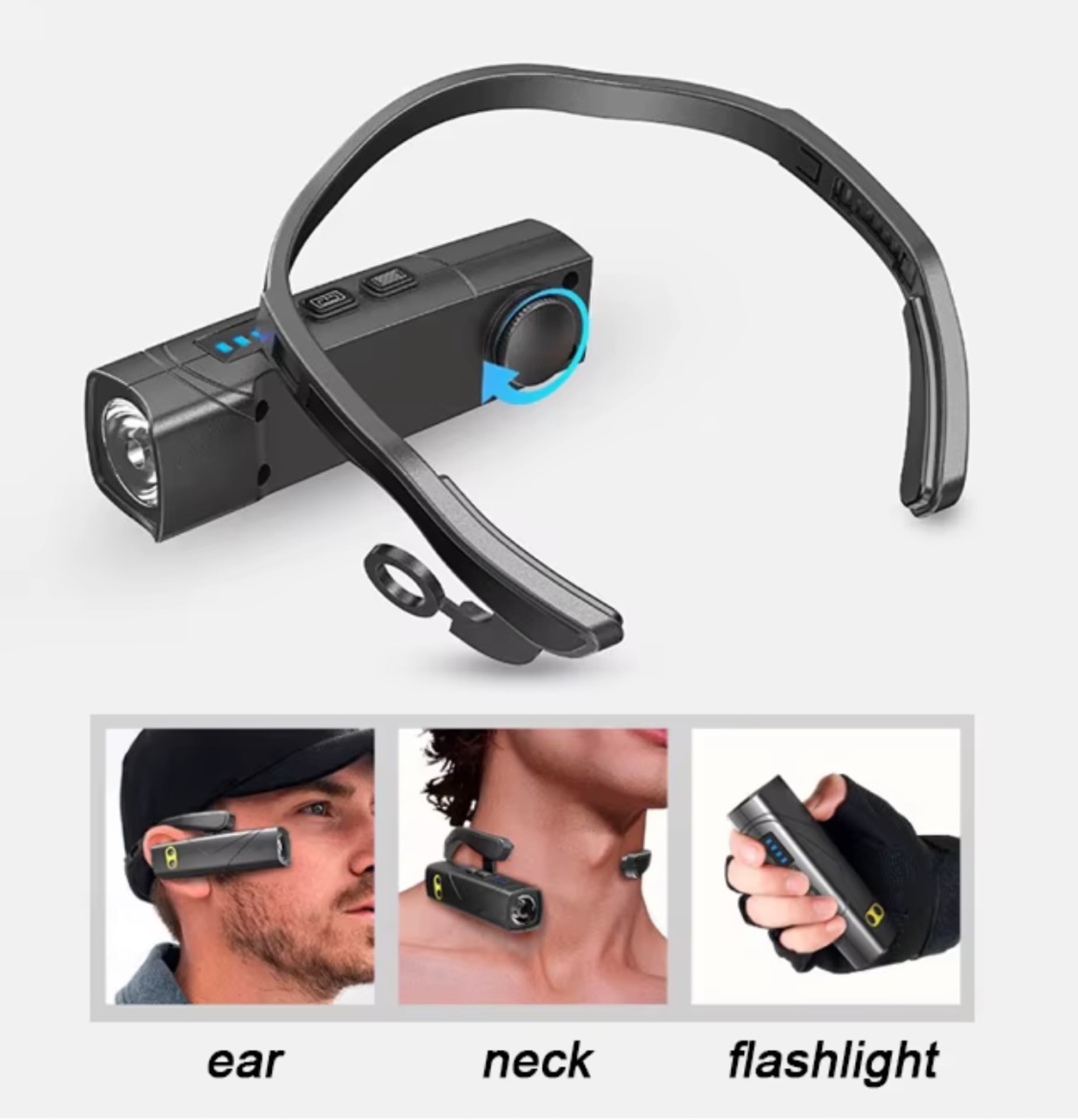 Torcia frontale definitiva con archetto multiposizione in sconto a meno di 8 € - macitynet.it