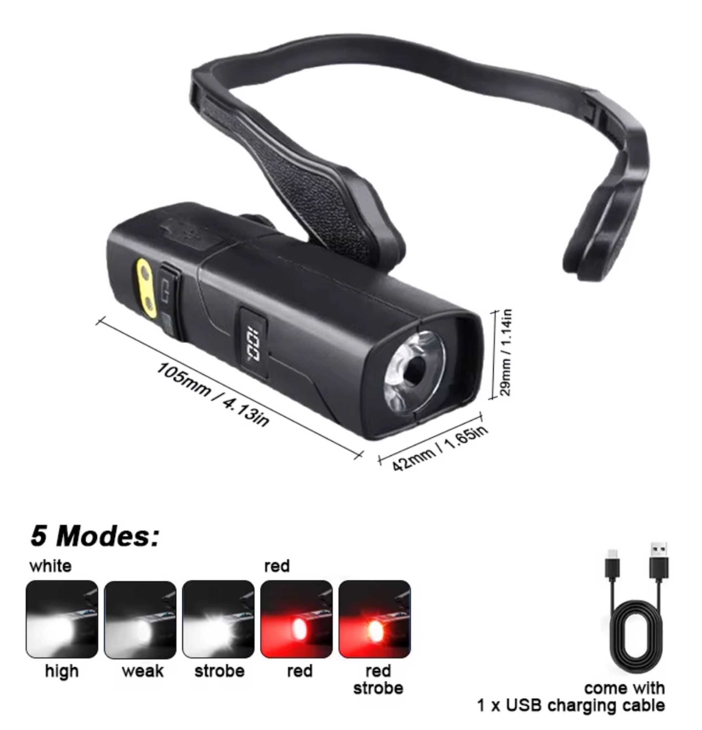 Torcia frontale definitiva con archetto multiposizione in sconto a meno di 8 € - macitynet.it