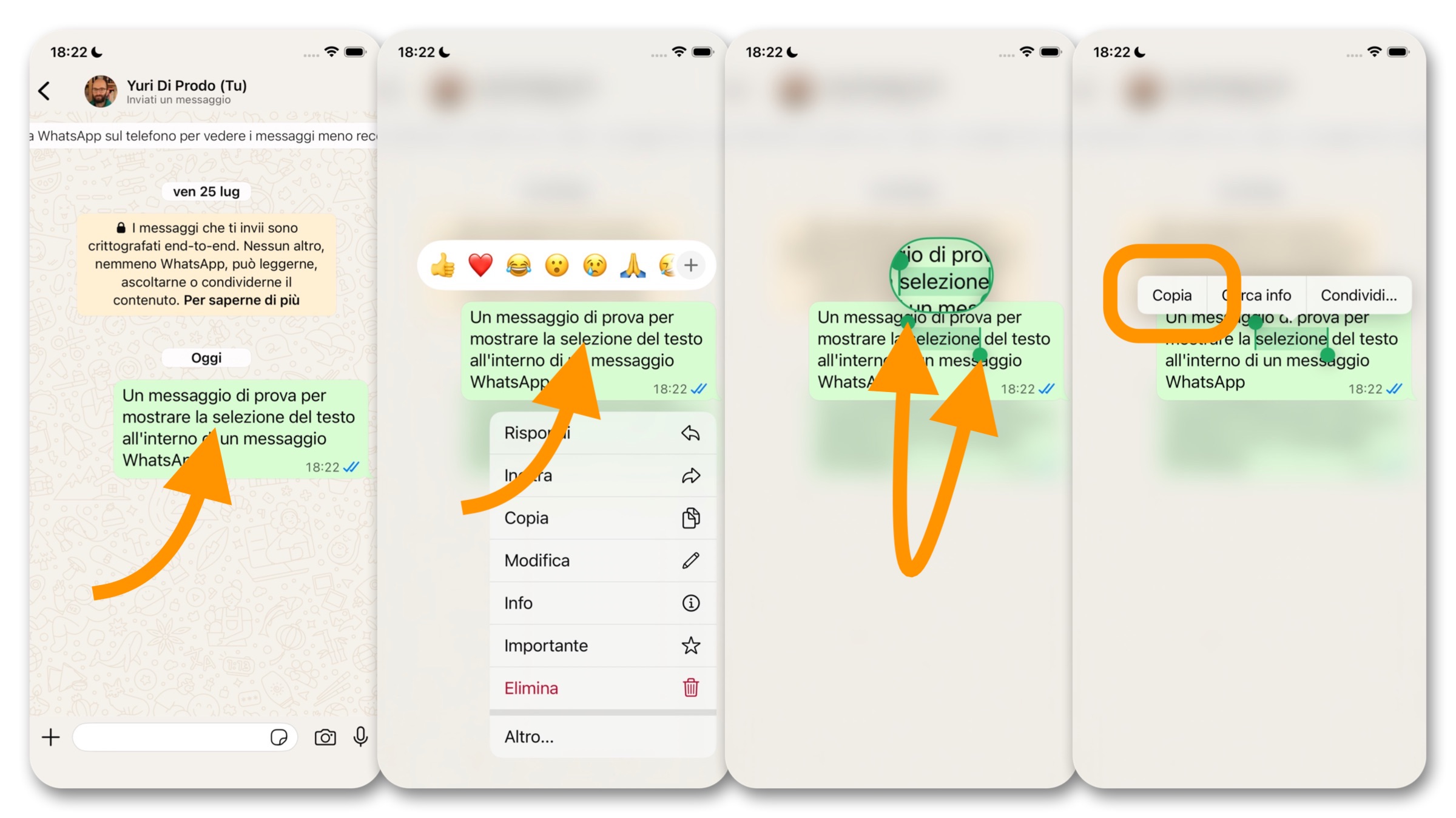 Come copiare una parte specifica di un messaggio su iPhone con iOS 26 - macitynet.it Come copiare una parte specifica di un messaggio su iPhone con iOS 26 - macitynet.it