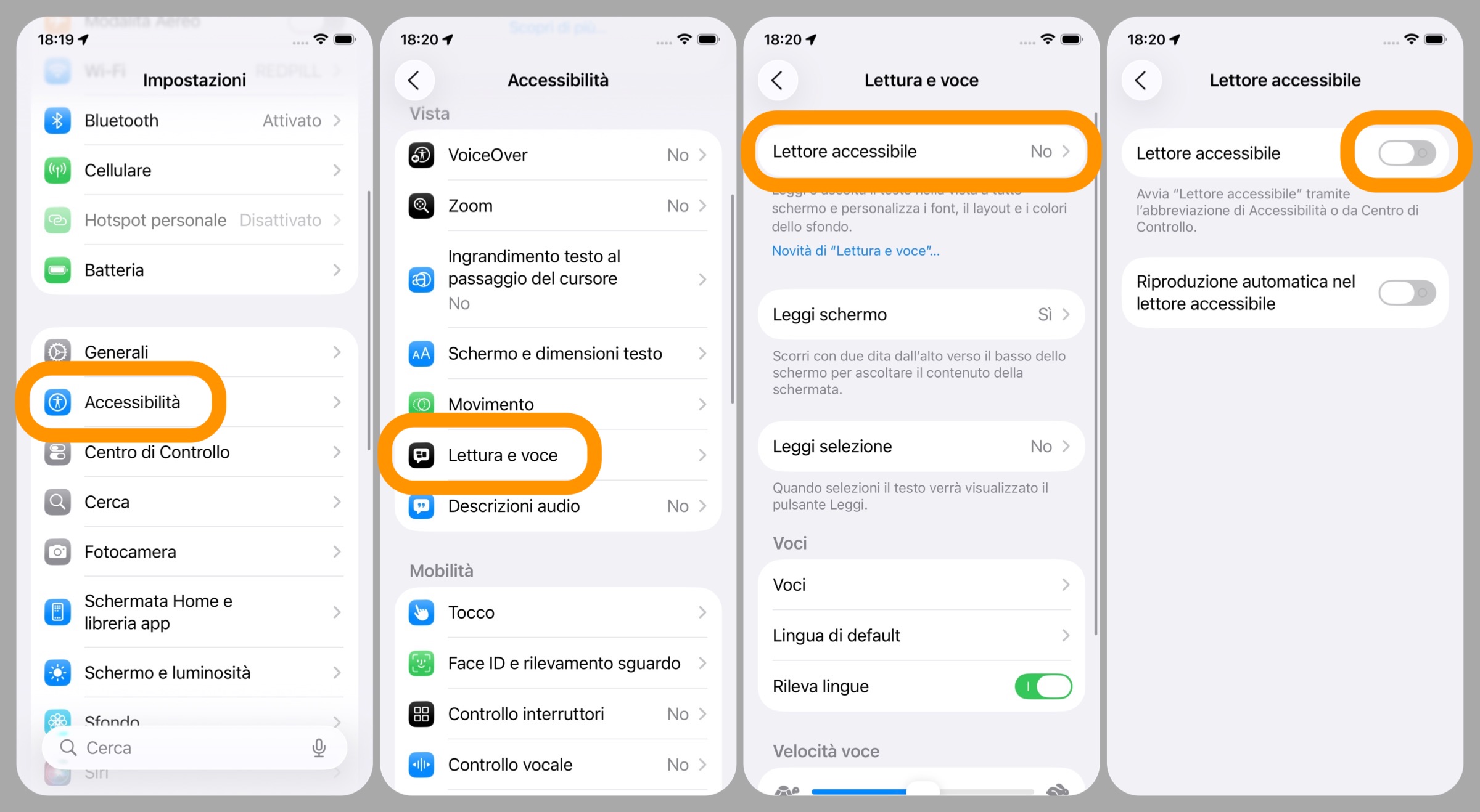 Con il Lettore accessibile di iOS 26 iPhone vi legge tutto ad alta voce - macitynet.it Con il Lettore accessibile di iOS 26 iPhone vi legge tutto ad alta voce - macitynet.it