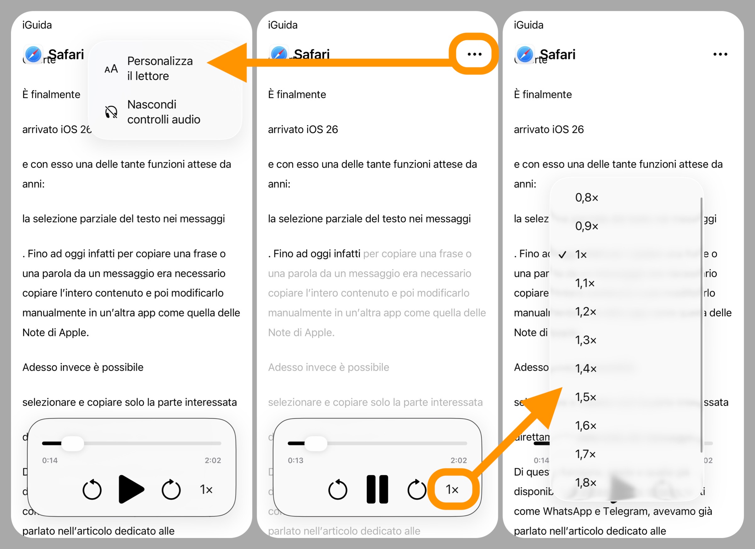Con il Lettore accessibile di iOS 26 iPhone vi legge tutto ad alta voce - macitynet.it Con il Lettore accessibile di iOS 26 iPhone vi legge tutto ad alta voce - macitynet.it