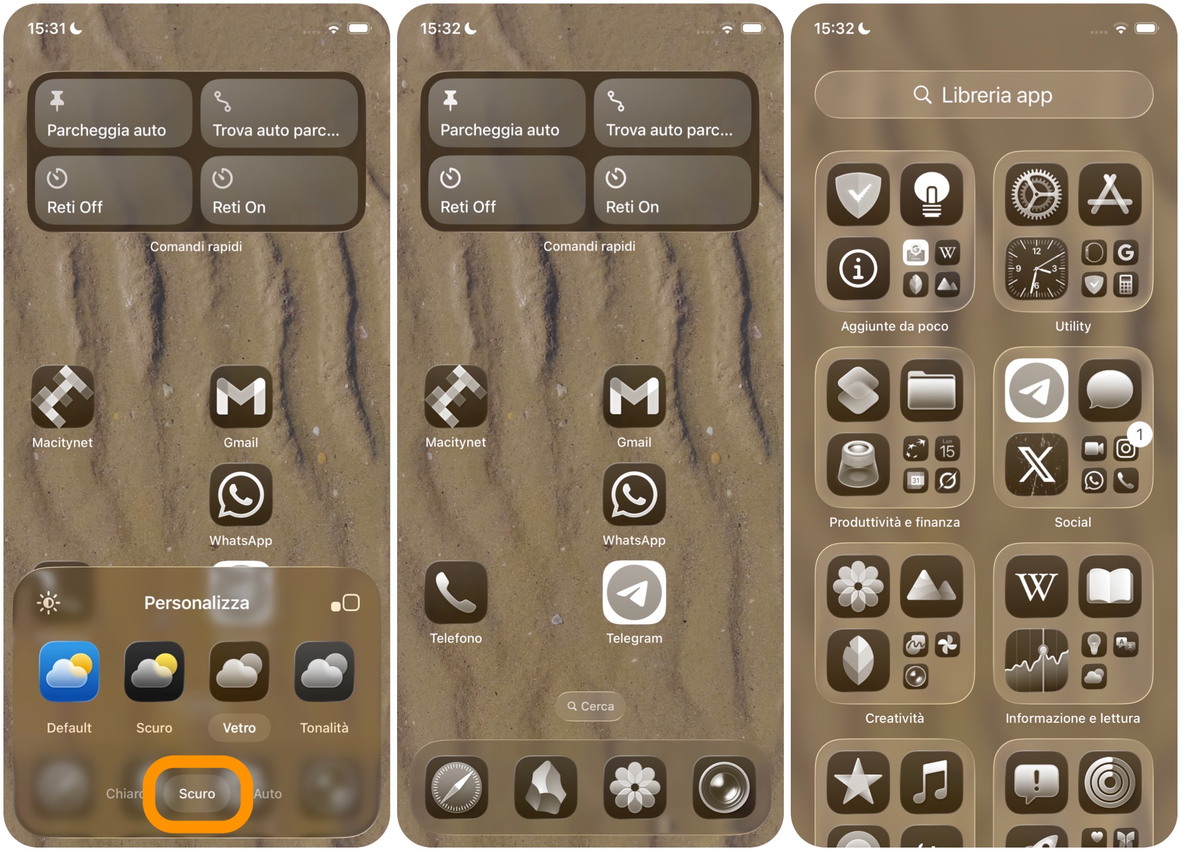Cinquanta sfumature di vetro, come attivare le icone trasparenti di iOS 26 - macitynet.it Cinquanta sfumature di vetro, come attivare le icone trasparenti di iOS 26 - macitynet.it