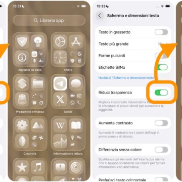 Cinquanta sfumature di vetro, come attivare le icone trasparenti di iOS 26 - macitynet.it
