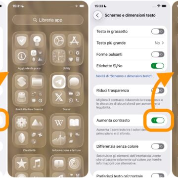 Cinquanta sfumature di vetro, come attivare le icone trasparenti di iOS 26 - macitynet.it