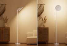 Sconto sulla lampada da terra Honeywell F2, LED regolabile, telecomando, luce RGB solo 39,99€: macitynet.it