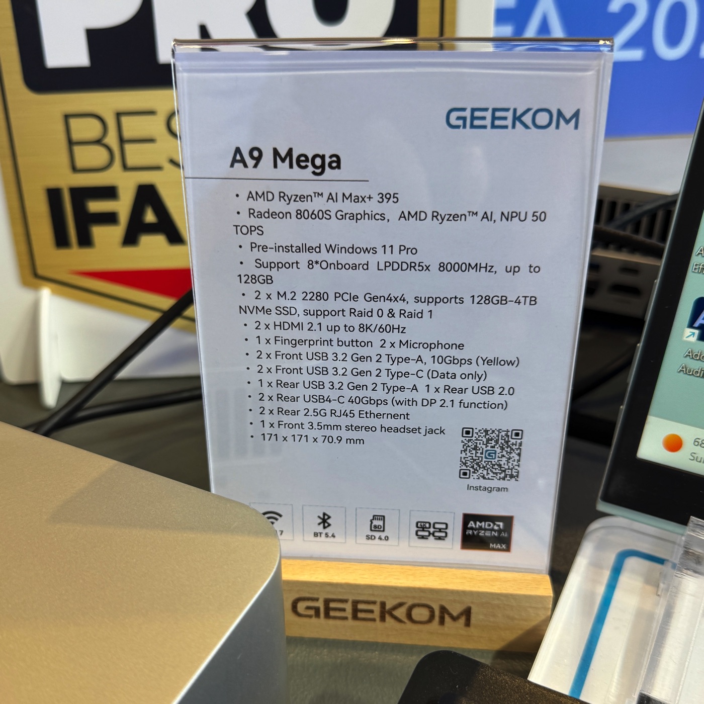 GEEKOM fa debuttare il super mini PC A9 Mega e i portatili GeekBook ad IFA 2025 - macitynet.it GEEKOM fa debuttare il super mini PC A9 Mega e i portatili GeekBook ad IFA 2025 - macitynet.it
