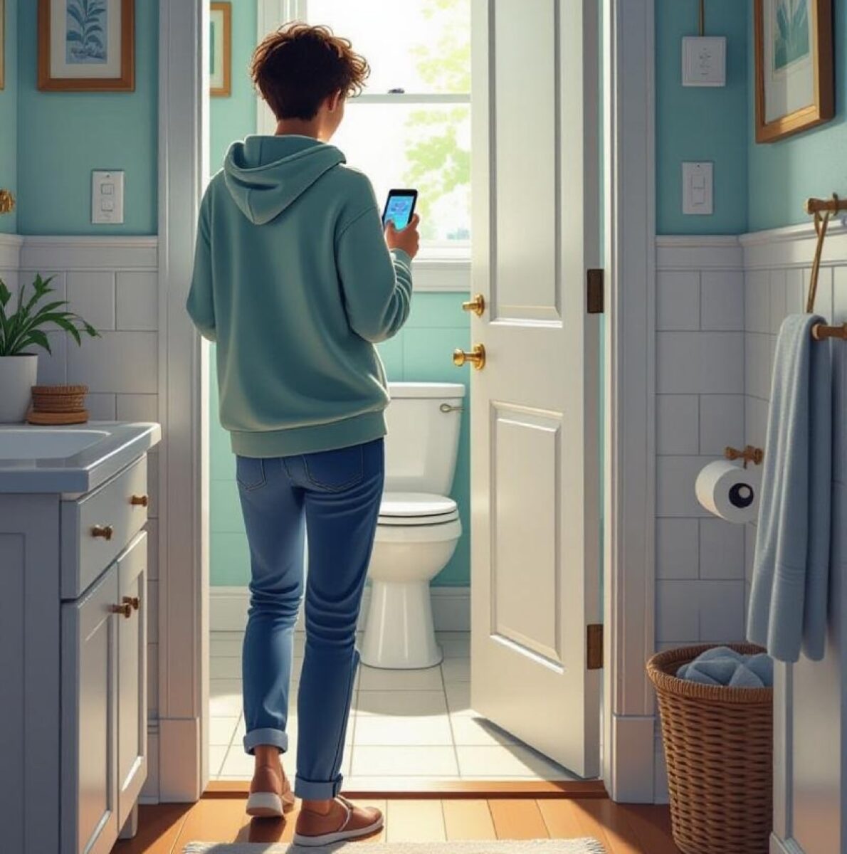 Usare troppo il telefono seduti sul WC aumenta il rischio di emorroidi - macitynet.it