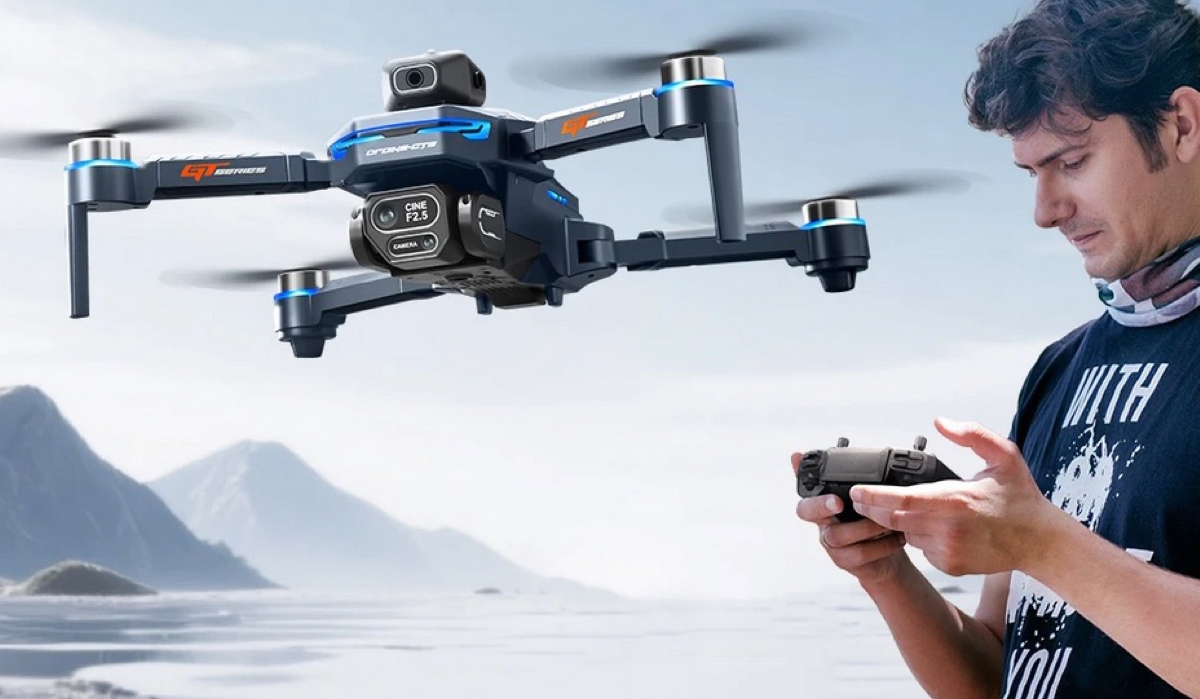 Xiaomi Mijia GT8, drone pieghevole con stabilizzazione elettronica in offerta a 40 € - macitynet.it